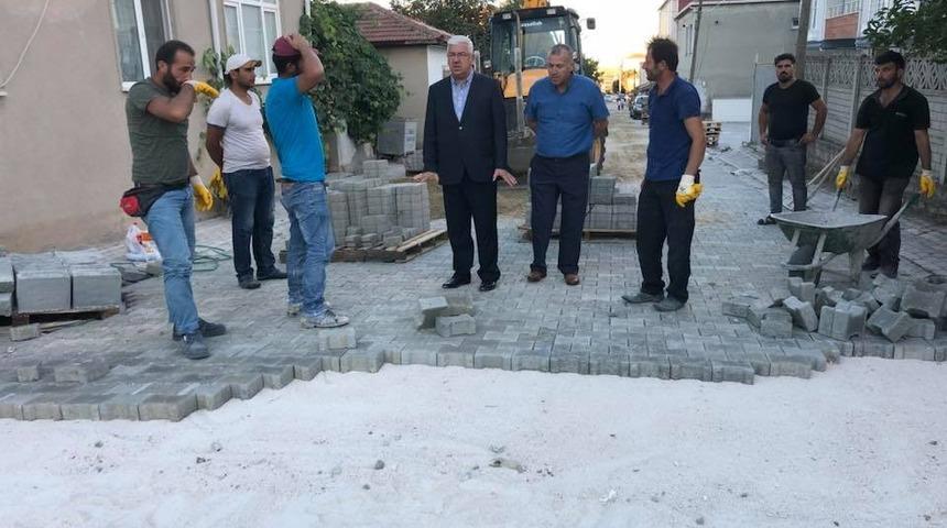 Başkan Y&uuml;ksel Marmaracık Mahallesi&rsquo;ndeki &ccedil;alışmaları inceledi