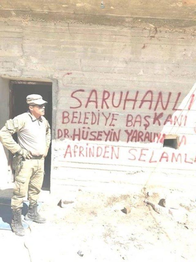 Afrin’den Başkan Yaralı’ya selam