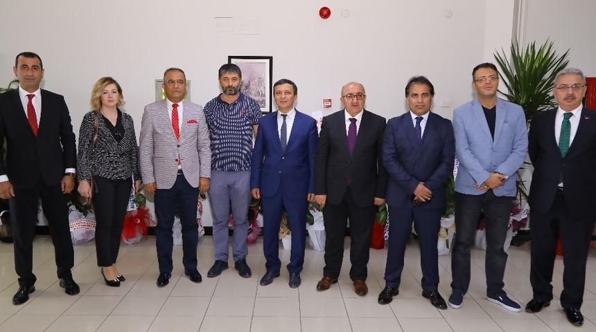 Kayseri Gazeteciler Cemiyeti&rsquo;nden ER&Uuml; Rekt&ouml;r&uuml; &Ccedil;alış&rsquo;a Ziyaret