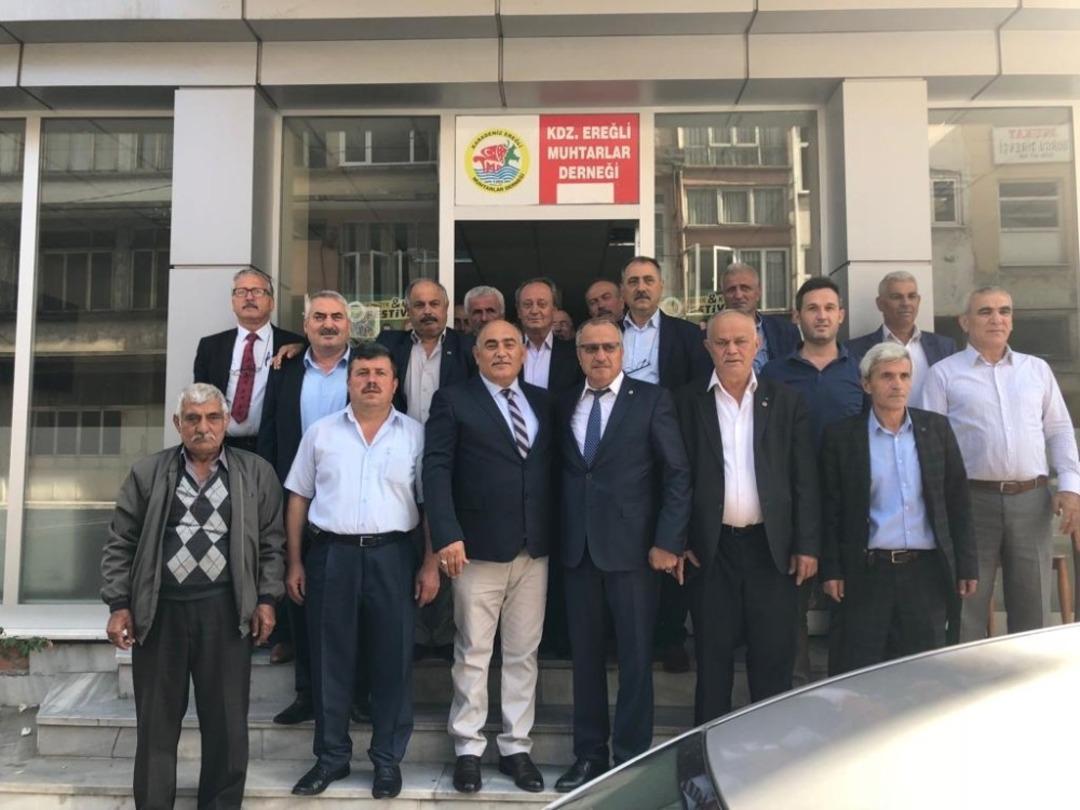 Şahin muhtarlar ile buluştu