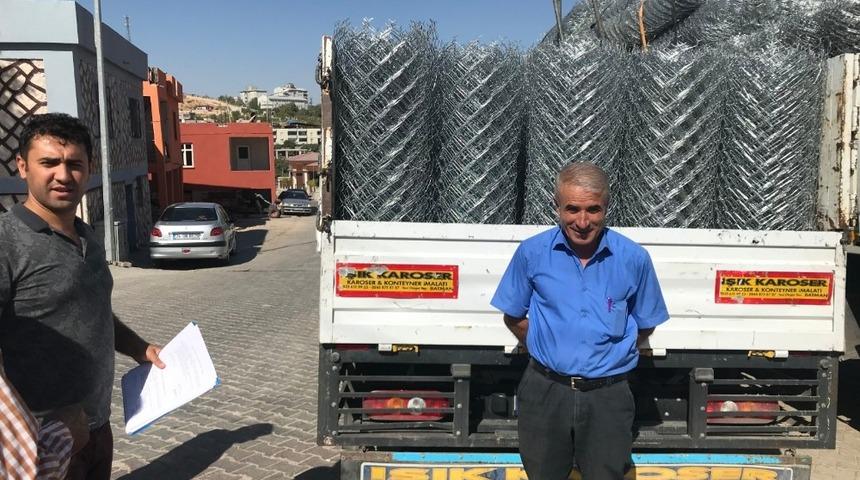 Siirtli &ccedil;ift&ccedil;iye ceviz ve tel &ouml;rg&uuml; desteği