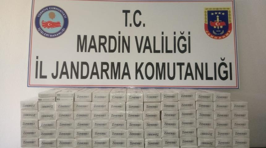 Mardin&rsquo;de 101 karton ka&ccedil;ak sigara ele ge&ccedil;irildi