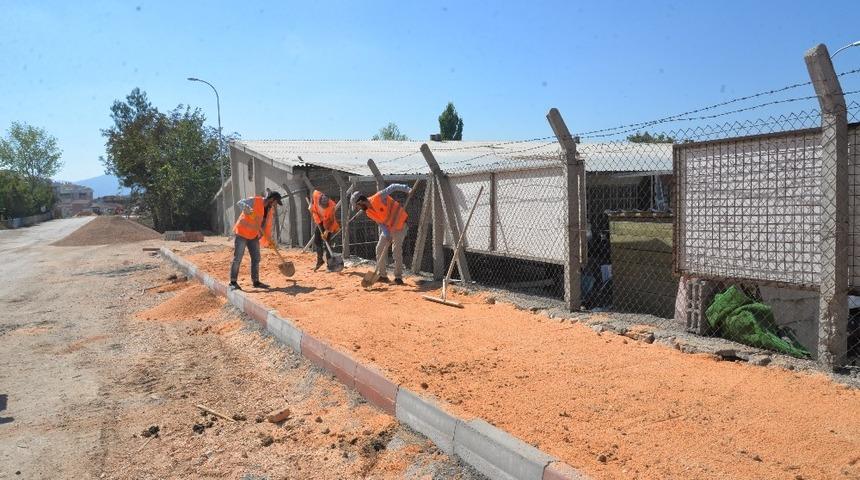 Bilecik Belediyesi&rsquo;nden asfalt ve kaldırım &ccedil;alışması