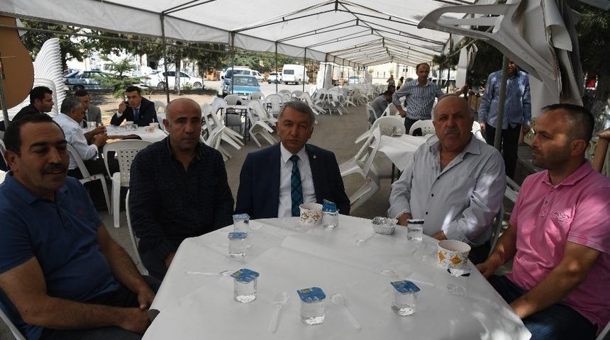 Başkan G&uuml;naydın, G&uuml;l K&uuml;&ccedil;&uuml;k Sanayi Sitesi&rsquo;ndeki Aşure G&uuml;n&uuml;&rsquo;ne katıldı