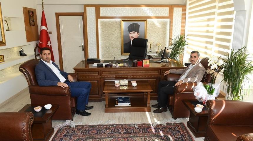 Başkan &Ccedil;ınar&rsquo;dan yeni Kaymakam G&uuml;len&ccedil;&rsquo;e &lsquo;Hayırlı Olsun&rsquo; ziyareti