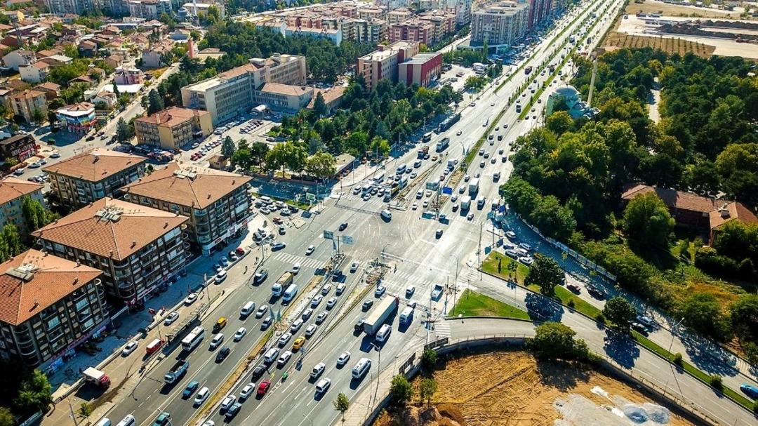 Eski SSK kavşağında d&uuml;zenleme yapıldı