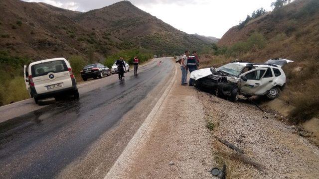 Gümüşhane’de trafik kazası: 3 yaralı