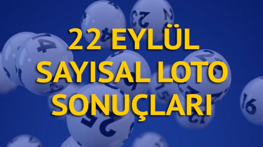 Sayısal Loto sonuçları 22 Eylül: Altı bilen bir kişi 2.5 milyon TL kazandı!
