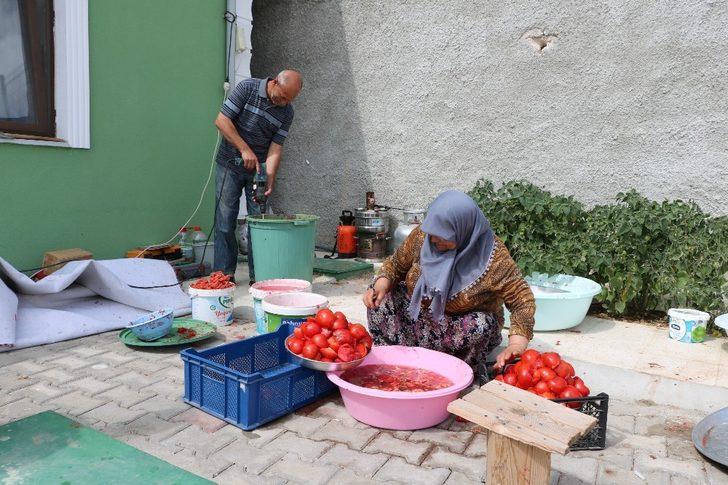 Yozgat’ta kışlık salça yapımı başladı G3