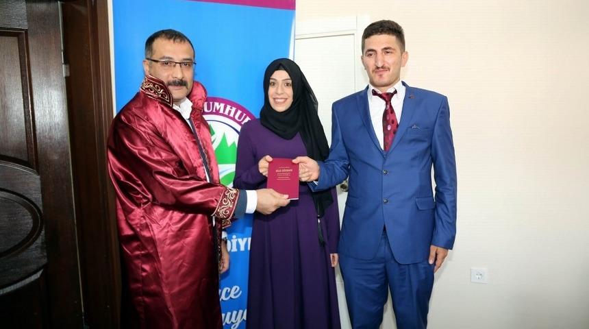 Başkan &Ccedil;elik, nikah kıydı