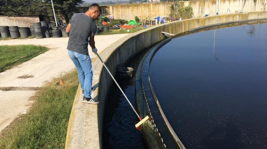 Arıtma tesisinin bakımları yapıldı