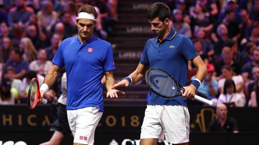 Roger Federer- Novak Djokovic çifti ilk maçını kaybetti
