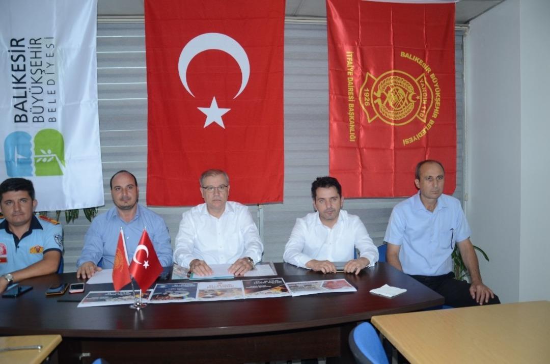 Balıkesir İtfaiyesi 8 ayda 6 bin 245 olaya m&uuml;dahale etti