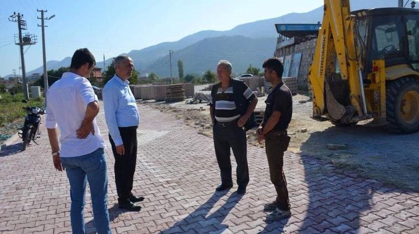 Başkan Yaman&rsquo;dan yeni belde stadında inceleme