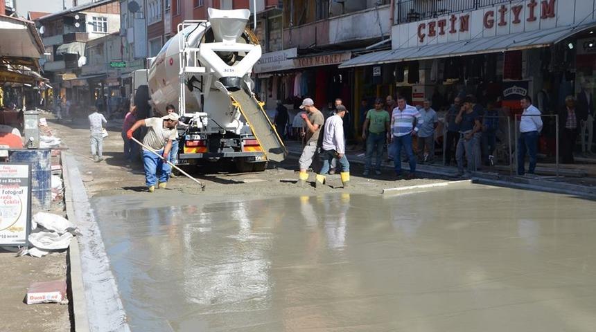 Alaplı İl&ccedil;esi şantiye alanına d&ouml;nd&uuml;