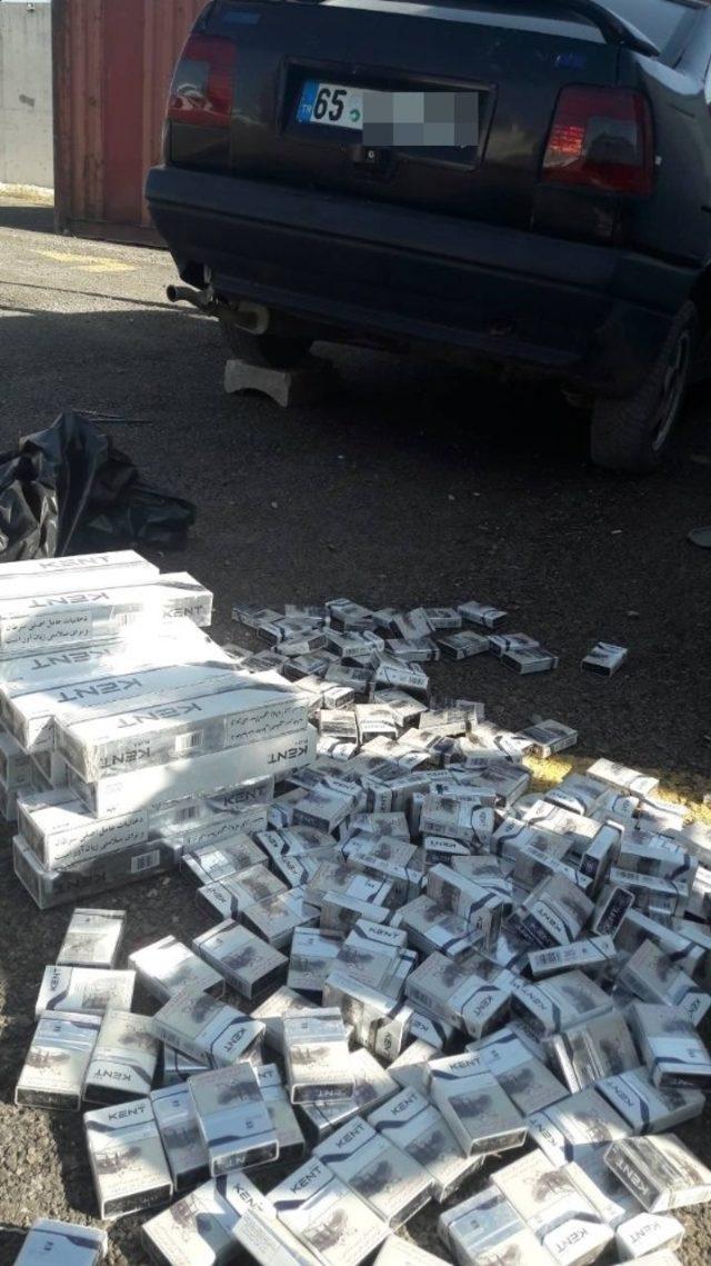 Van’da 370 paket kaçak sigara ele geçirildi