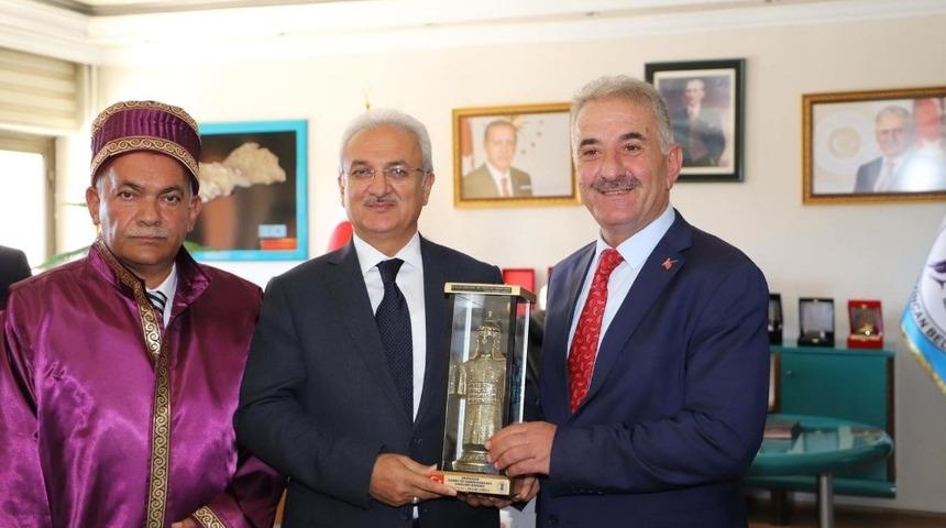 Başkan Başsoy&rsquo;a ahilik haftası ziyareti