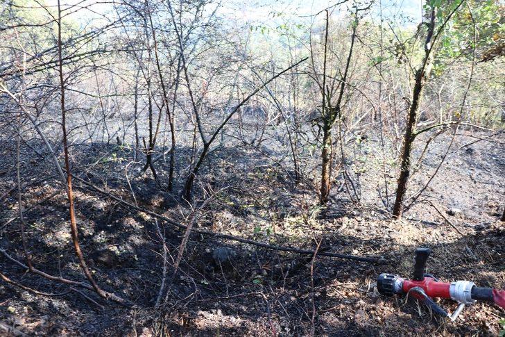 Çalılık yangını ekiplerce söndürüldü G4