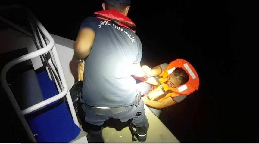 Tek başına Yunanistan&rsquo;a ka&ccedil;arken yakalandı