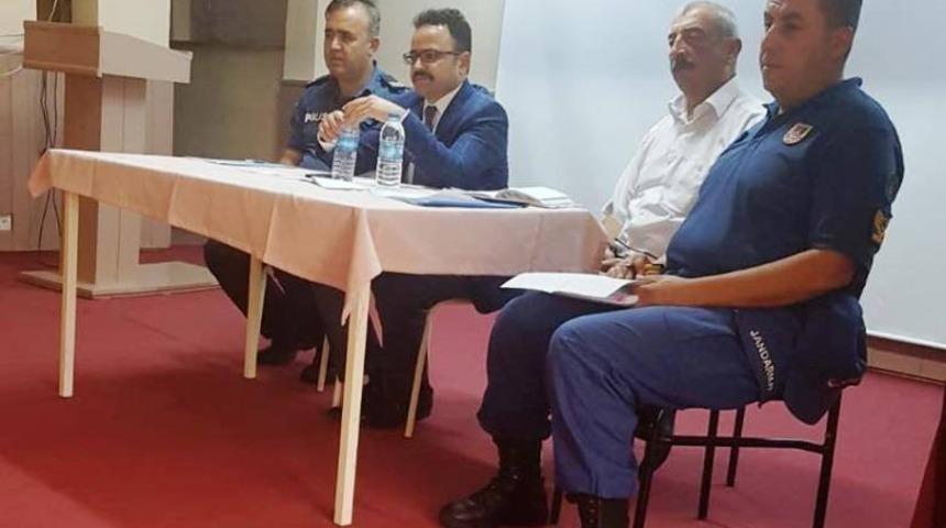 Kargı&rsquo;da okul g&uuml;venliği toplantısı yapıldı