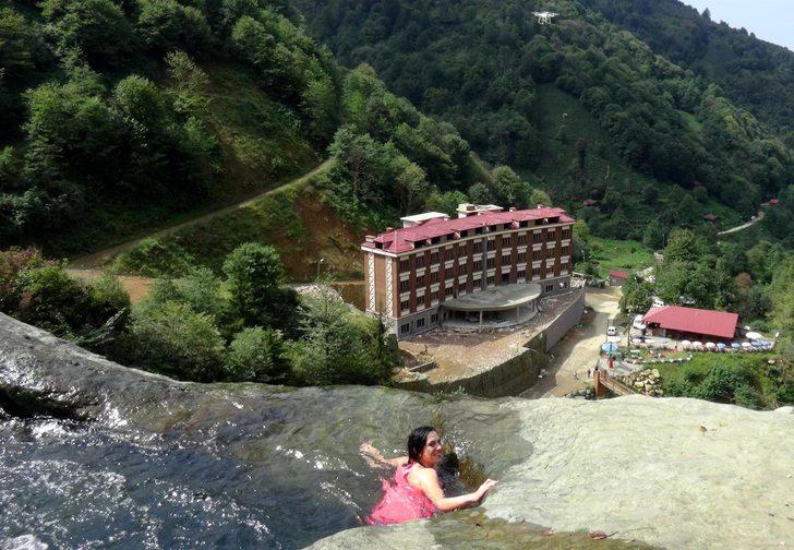 Doğal jakuziyi andıran şelale göletlerine ilgi arttı  G2