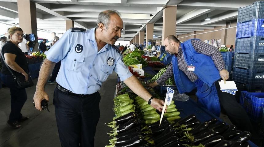 Zabıtadan pazar denetimi