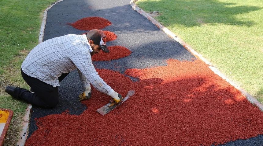Haliliye&rsquo;de parklara spor alanları yapılıyor