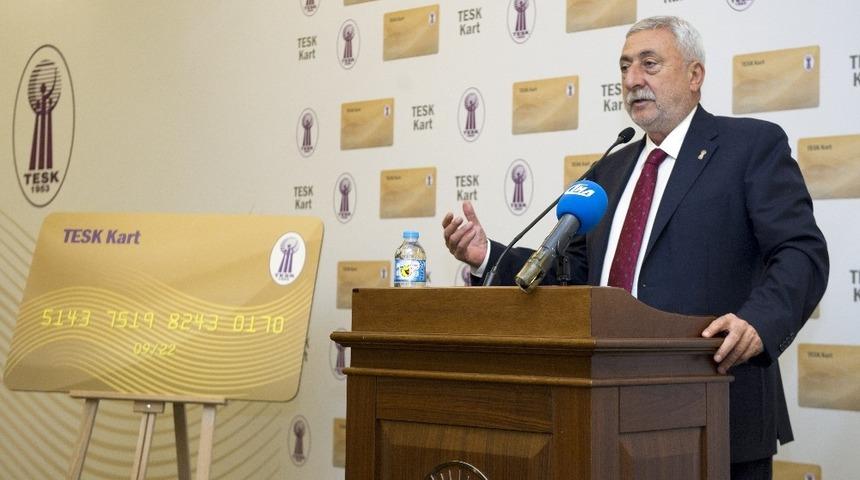 TESK Genel Başkanı Paland&ouml;ken: "TESK Kart kullanan esnaf sayısı 100 bine yaklaştı"