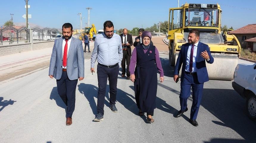 Meram Belediyesinin asfaltlama &ccedil;alışmaları devam ediyor