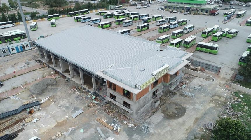 İtfaiye Terminal M&uuml;freze Binası şekilleniyor