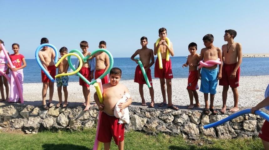 SODES projesi ile hem y&uuml;zmeyi &ouml;ğrendiler hem eğlendiler