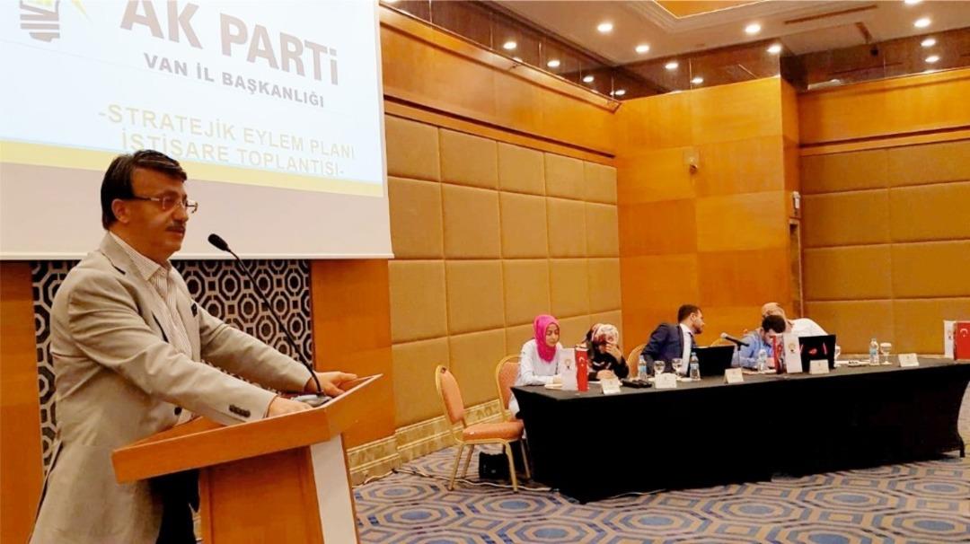 AK Parti Van İl Başkanlığı Stratejik Eylem Planı hazırlandı
