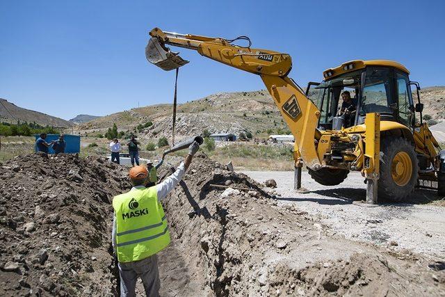 MASKİ, 3 mahallenin içmesuyu altyapısını yeniledi