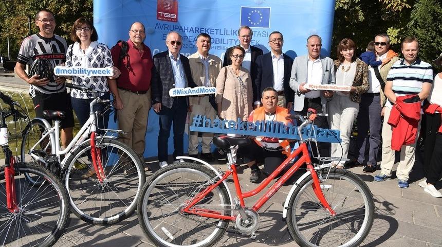 Başkent&rsquo;te "Avrupa Hareketlilik Haftası" kutlandı