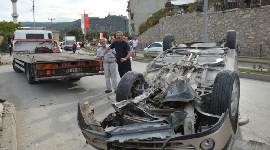Sinop&rsquo;ta trafik kazası: 1 yaralı