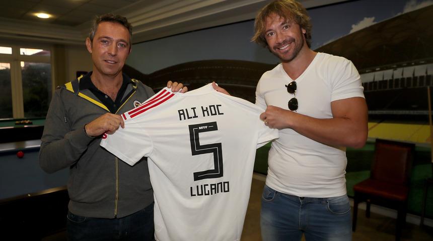 Diego Lugano Fenerbah&ccedil;e'yi ziyaret etti