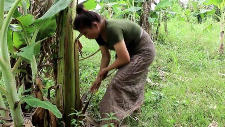 Taşla avladığı balığın içinden bakın ne çıktı  G1