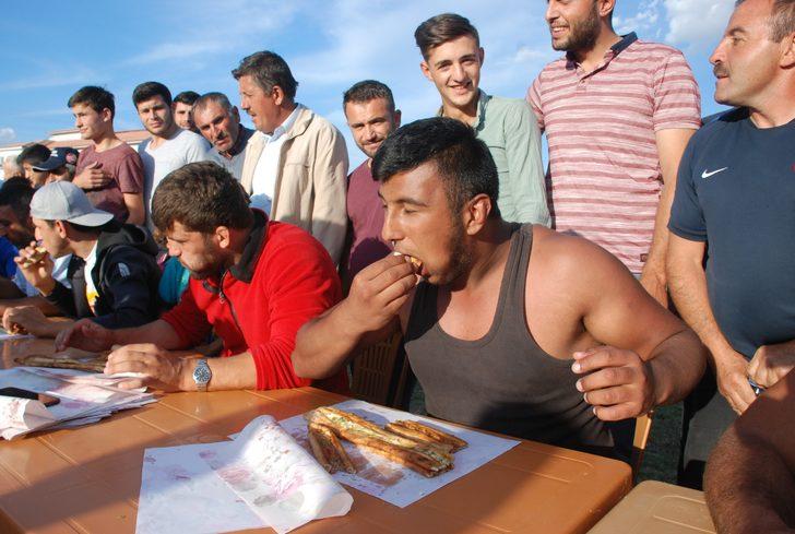 Tokat'ta pide yarışması! 10 dakikada 9 tane yedi G4