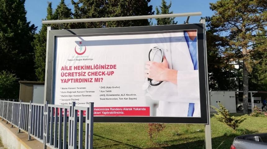 Yalova&rsquo;da &uuml;cretsiz check-up hizmeti başladı