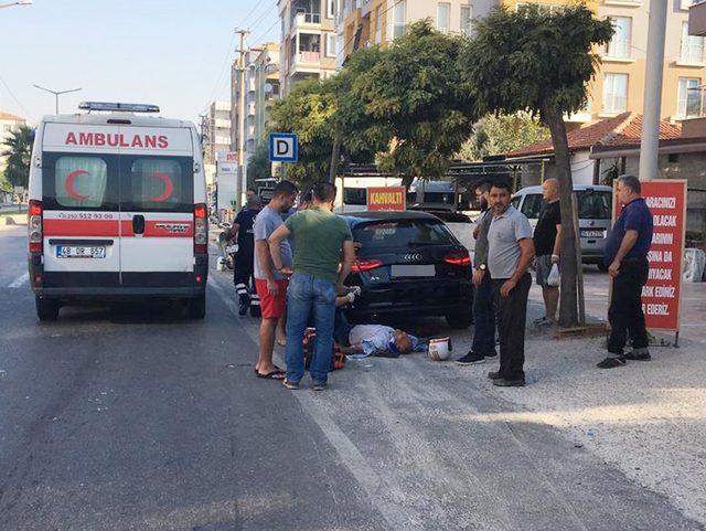 Milas’ta motosiklet, yayaya çarptı; biri ağır, 2 yaralı