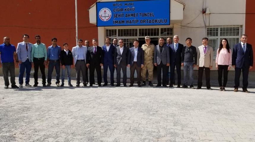 Mutkili şehidin ismi okula verildi