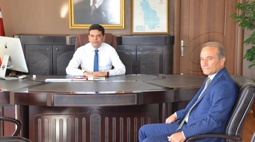 Başkan Kızıldaş&rsquo;tan, Kaymakam&rsquo;a hayırlı olsun ziyareti