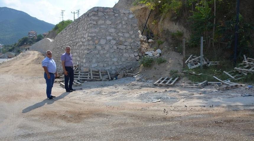 Bayırköy’de asfaltlama çalışmaları