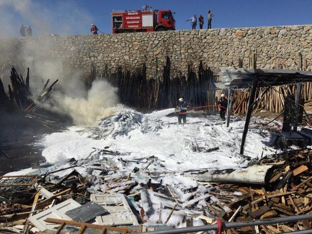Malatya’da yangında maddi hasar oluştu