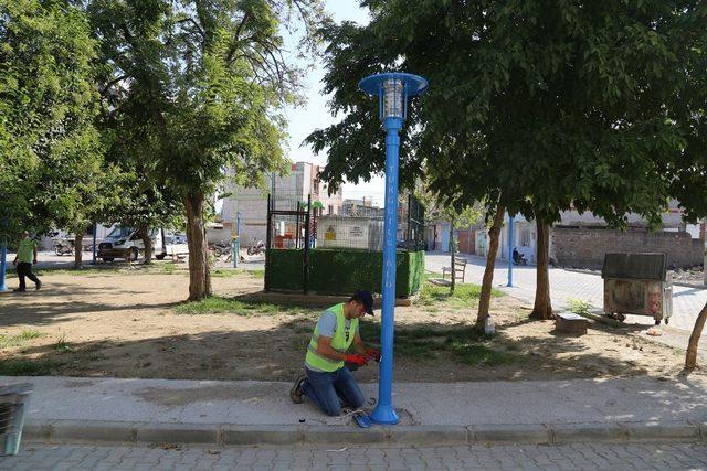 Turgutlu’da parklar artık daha da renkli