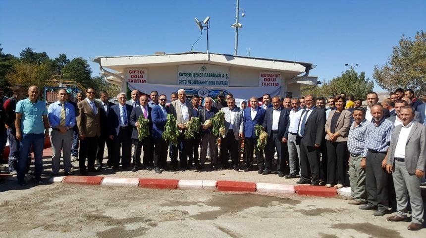 Kayseri Şeker Fabrikası 64. Kampanya d&ouml;nemi pancar alımlarına başlandı