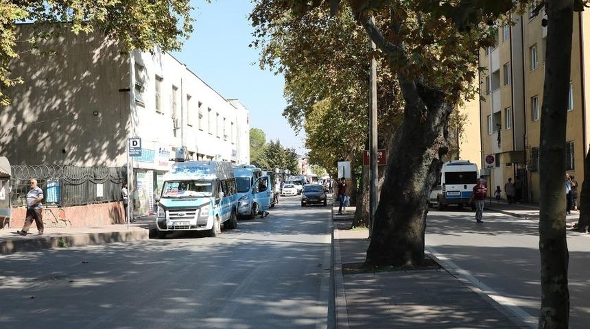 Gar yanındaki minib&uuml;slere yeni durak d&uuml;zenlemesi