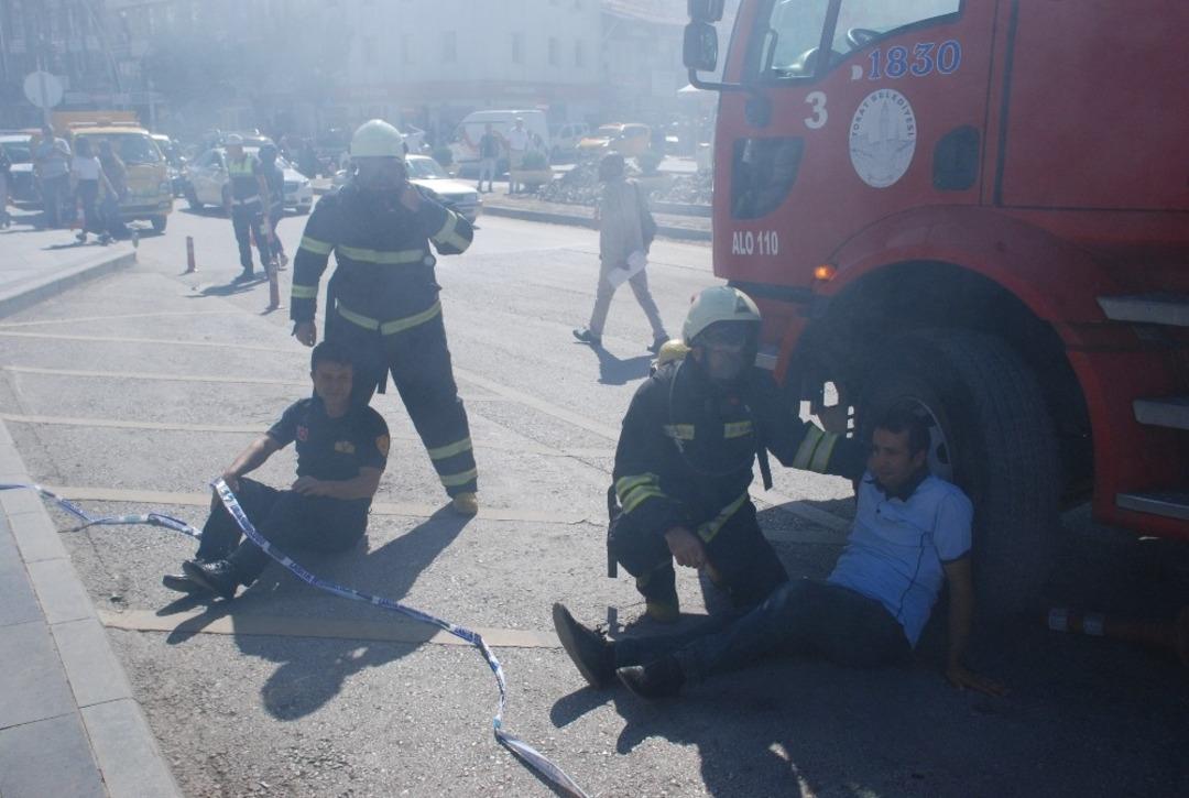Tokat&rsquo;ta ilk yardım ve yangın s&ouml;nd&uuml;rme tatbikatı