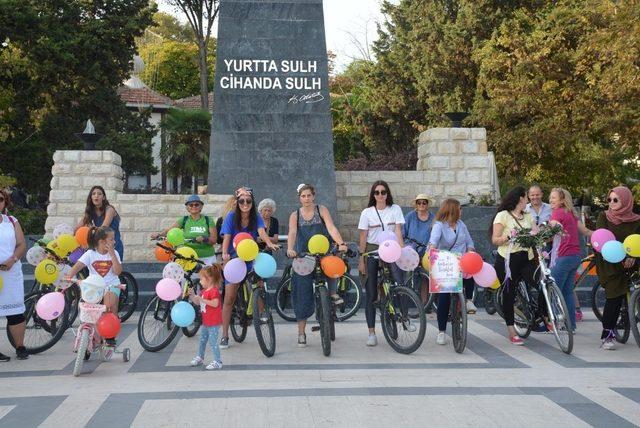 Sinop’ta Süslü Kadınlar bisiklet turu