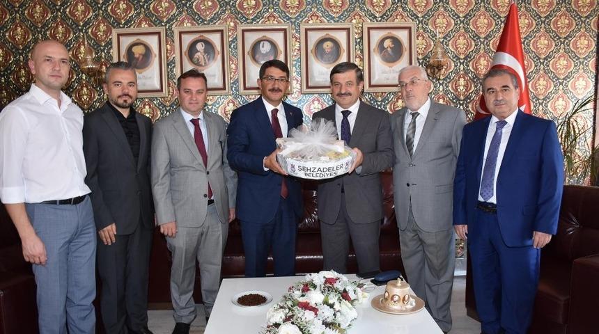 Kaymakam Kansız’a ilk ziyaret Başkan Çelik’ten